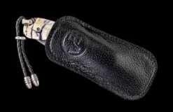 Lavish Pocketknife With Mokume Gane And Fossil Woolly Mammoth Tusk -KNIFECOMMAND Sales b09 lavish 4