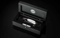 White Wave Folding Knife Featuring Carved Mother Of Pearl, And 'wave' Damascus Blade 11 White Wave Folding Knife Featuring Carved Mother Of Pearl, And 'wave' Damascus Blade -KNIFECOMMAND Sales b09 white wave 5