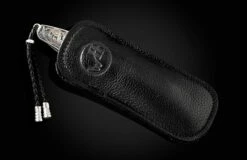 Longhorn II Hand-engraved Pocketknife With Damascus Blade -KNIFECOMMAND Sales b10 longhorn ii 4