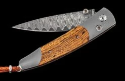 Refresh Titanium Pocket Knife Inlaid With Bocote Wood