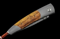 Refresh Titanium Pocket Knife Inlaid With Bocote Wood -KNIFECOMMAND Sales b10 refresh 3