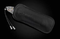 Gambler II Hand-engraved Pocketknife With Woolly Mammoth Tooth And Damascus -KNIFECOMMAND Sales b12 gambler ii 4