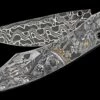 Jokers Wild Hand-engraved Pocketknife With 24K Gold Inlays, And damascus Blade -KNIFECOMMAND Sales b12 jokers wild 1
