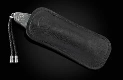 Pirate Captain Hand-engraved Pocketknife With 24K Gold Inlays And Damascus Blade -KNIFECOMMAND Sales b12 pirate captain 4