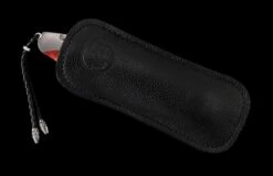 Poplar II Titanium Pocket Knife Featuring Red Poplar Burl And 'copper Wave' Damascus Blade -KNIFECOMMAND Sales b12 poplar ii 4