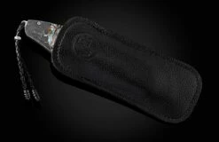 Rip Tide Folding Knife With Hand-forged Damascus And Abalone Shell -KNIFECOMMAND Sales b12 rip tide 4 1