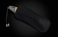 Royal Crest Pocketknife With Carved Sterling Silver And Fossil Mammoth Ivory Bark -KNIFECOMMAND Sales b12 royal crest 4