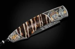 Wild Pirates Hand-engraved Pocketknife With Woolly Mammoth Tooth -KNIFECOMMAND Sales b12 wild pirates 3
