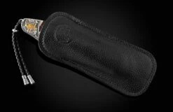 Wild Pirates Hand-engraved Pocketknife With Woolly Mammoth Tooth -KNIFECOMMAND Sales b12 wild pirates 4