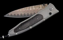 Collider Titanium Pocket Knife Inlaid With Carbon Fiber