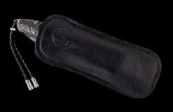 Octane Damascus Pocketknife Featuring Fordite And 'wave' Damascus Blade -KNIFECOMMAND Sales b30 octane 4