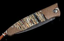 Relic Pocketknife With Mokume Gane, Damascus, And Fossil Woolly Mammoth Tooth -KNIFECOMMAND Sales b30 relic 2 1