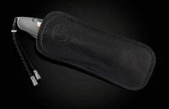 Spiny Oyster Pocket Knife With Spiny Oyster Shell And Turquoise, And Damascus Blade -KNIFECOMMAND Sales b30 spiny oyster 4