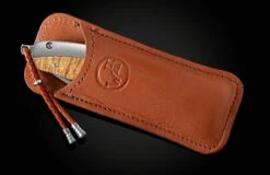 Kona Pocketknife With Curly Koa, Damascus, And Titanium. -KNIFECOMMAND Sales c15 kona 4