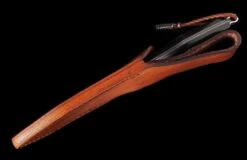 Burl Fixed-blade Carbon Fiber Knife With Maple Burl, And Damascus Blade -KNIFECOMMAND Sales f28 burl 4