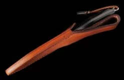 Grove Fixed-blade Carbon Fiber Knife With Spalted Beechwood and Damascus Blade -KNIFECOMMAND Sales f28 grove 4